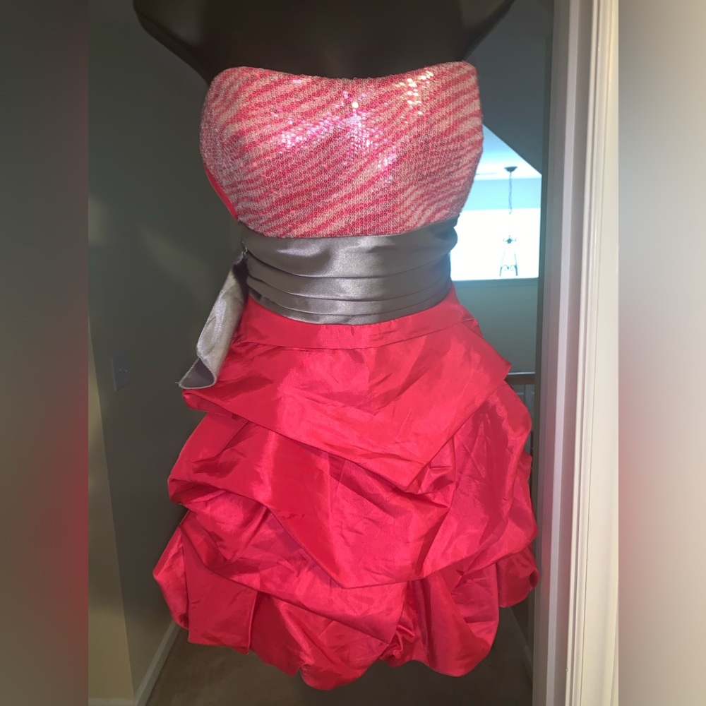 Pink party dress